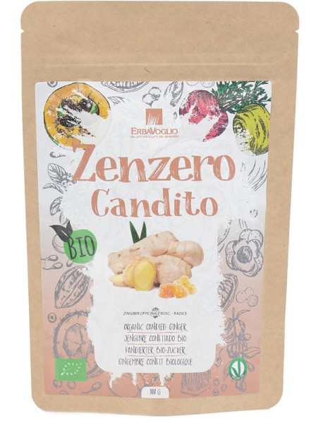 ERBAVOGLIO ZENZERO CANDITO BIO 100G