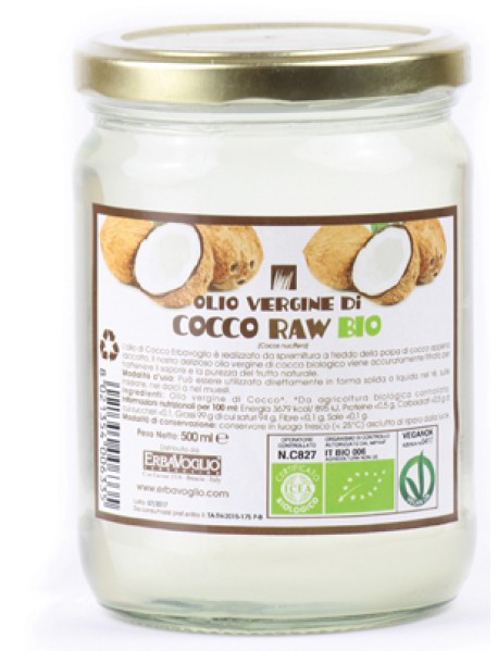 OLIO DI COCCO BIO 500ML