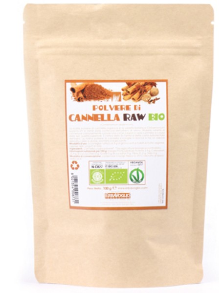 CANNELLA BIO POLVERE RAW 100GR (