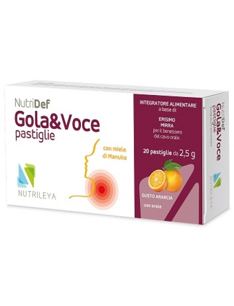 NUTRIDEF GOLA & VOCE GUSTO ARANCIA 20 PASTIGLIE