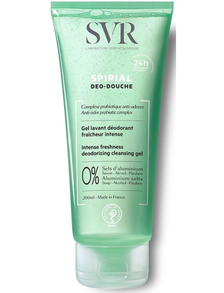 SVR SPIRIAL GEL DOUCHE DETERGENTE DEODORANTE 200ML