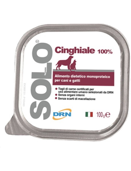 SOLO CINGHIALE CANI/GATTI 100G