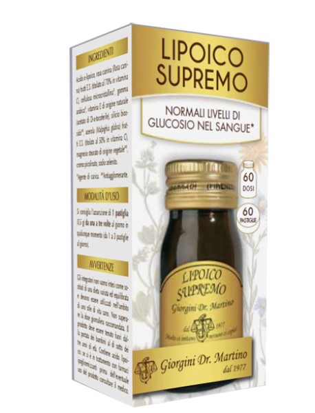 DR.GIORGINI LIPOICO SUPREMO 60 PASTIGLIE