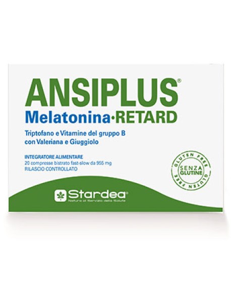 ANSIPLUS MELATONINA RETARD 20 COMPRESSE BISTRATO