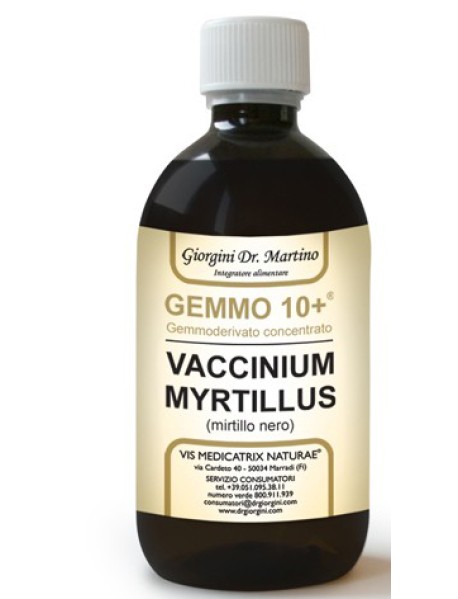 DR.GIORGINI MIRTILLO NERO GEMMO 10+ 500ML