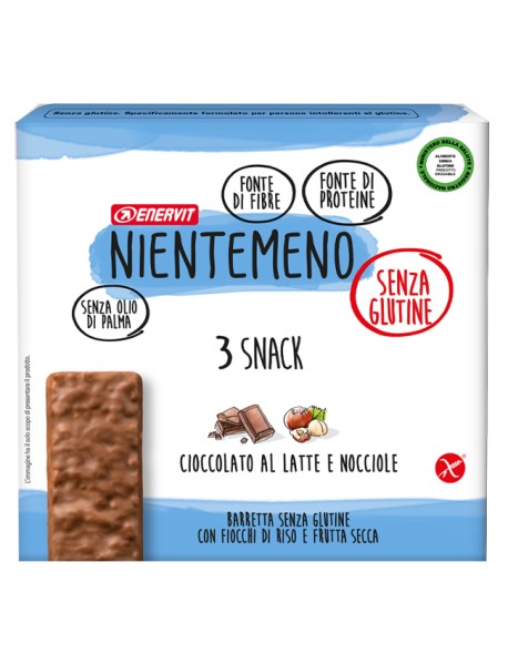 ENERVIT NIENTEMENO GUSTO CIOCCOLATO E NOCCIOLA 33G 3 BARRETTE