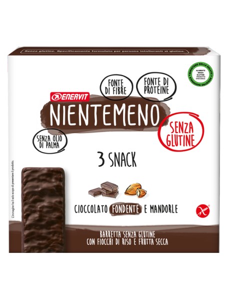 ENERVIT NIENTEMENO GUSTO FONDENTE E MANDORLE 33G 3 BARRETTE