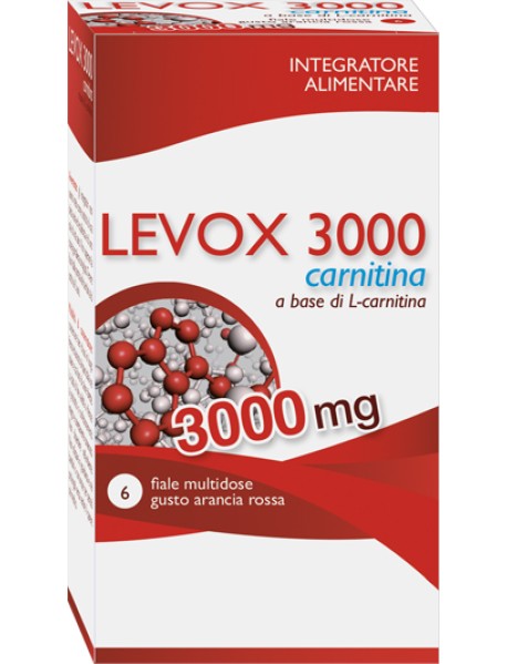 LEVOX 3000 CARNITINA 6 FIALE DA 25ML