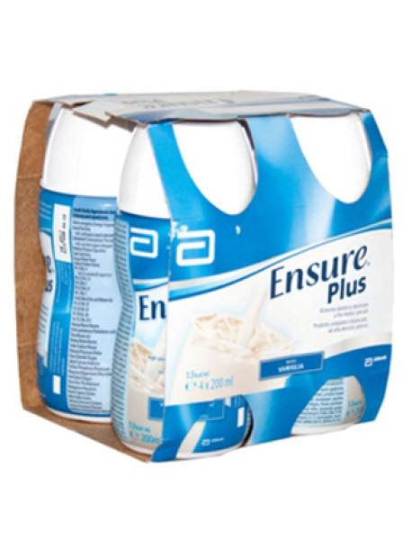 ENSURE PLUS GUSTO VANIGLIA 4X200ML