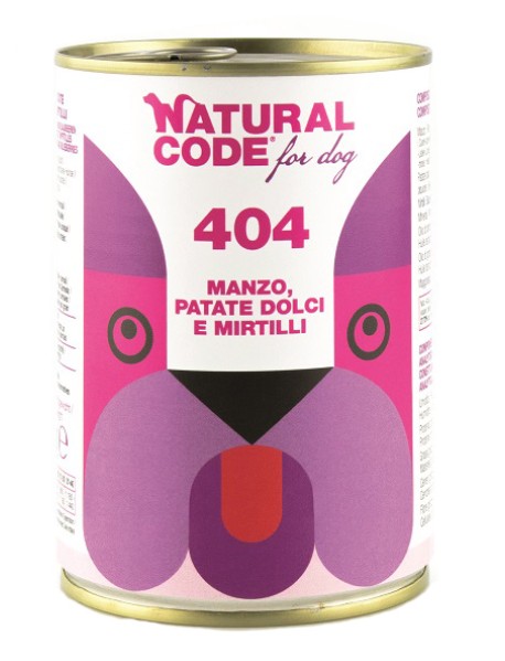 NATURAL CODE 404 DOG MA/PA/MIR