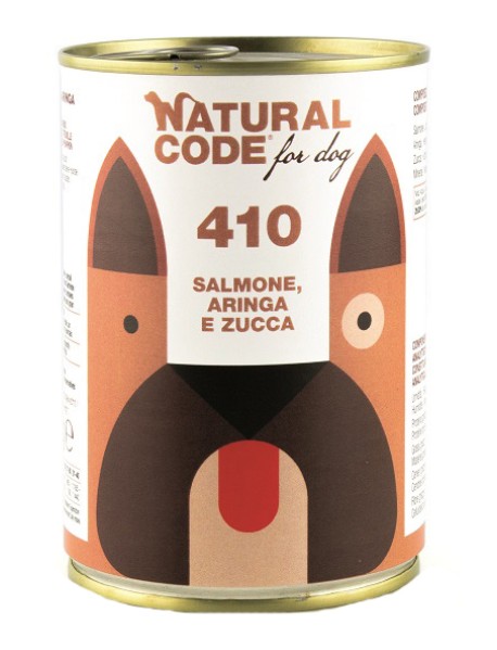 NATURAL CODE 410 DOG SALM/ARIN