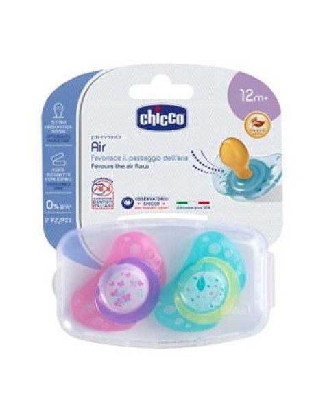 CHICCO PHYSIO AIR SUCCHIETTO LUMI CON TETTARELLA IN CAUCCIU' 12+ MESI 75025.41