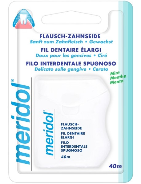 MERIDOL EXPANDED FILO INTERDENTALE SPUGNOSO 40 METRI