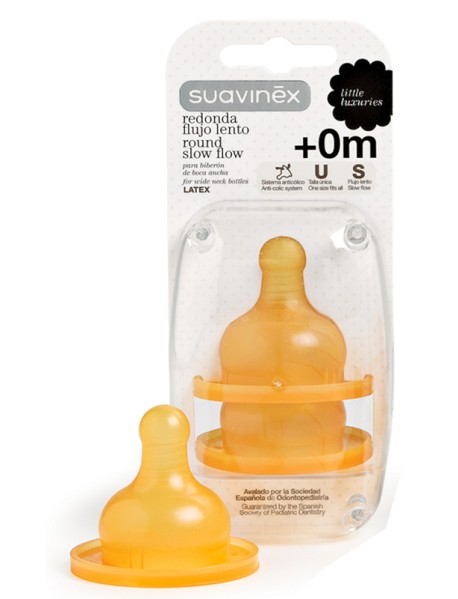 SUAVINEX TETT ROT LA LE +0M 2P