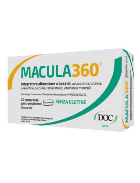 MACULA360 20 COMPRESSE RIVESTITE