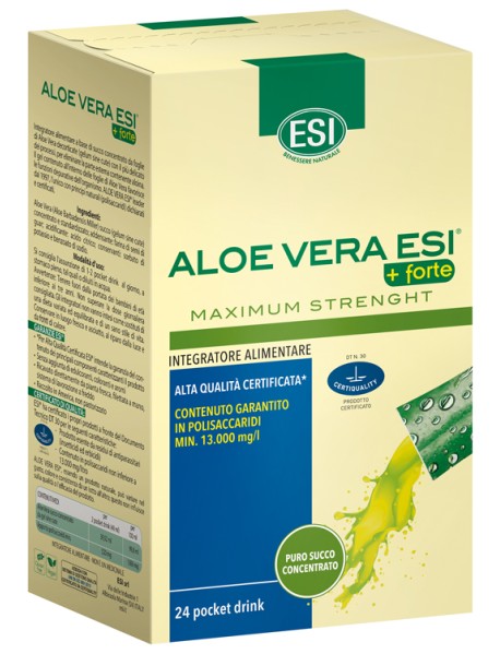 ESI ALOE VERA SUCCO + FORTE 24 POCKET DRINK DA 20ML