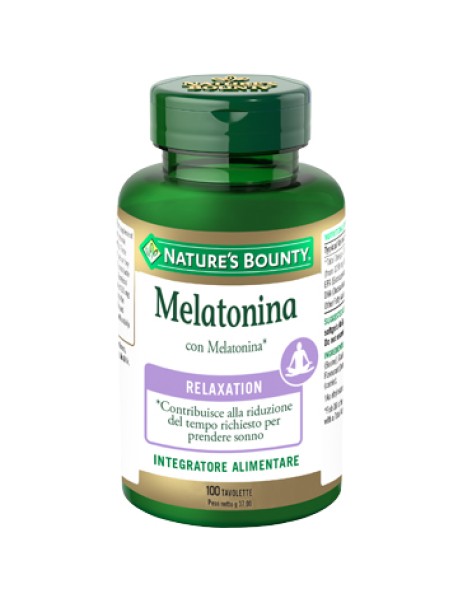 NATURE'S BOUNTY MELATONINA 100 TAVOLETTE