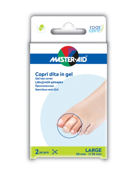 MASTER-AID COPRI DITA IN GEL TAGLIA LARGE 2 PEZZI