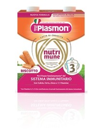 PLASMON NUTRIMUNE STAGE 3 LIQUIDO CON BISCOTTO 2X500ML