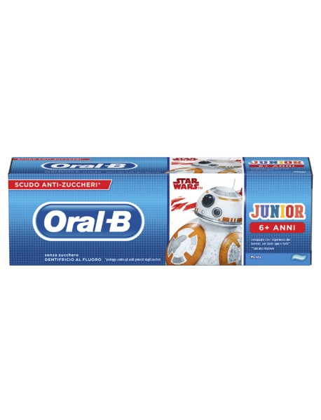 ORAL-B DENTIFRICIO JUNIOR STAR WARS 6-12 ANNI 75ML