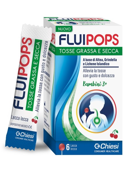 FLUIPOPS 6 LECCA LECCA TOSSE GUSTO CILIEGIA