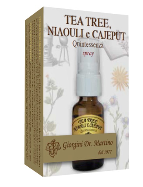 DR.GIORGINI TEA TREE NIAOULI E CAJEPUT QUINTESSENZA SPRAY 15ML