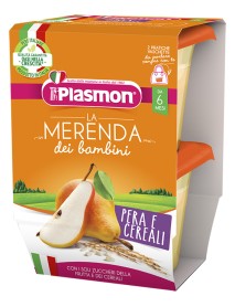 PLASMON MERENDA PERA E CEREALI 2X120G