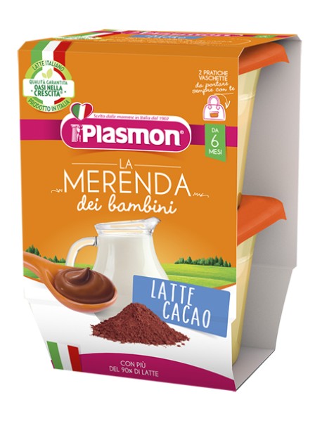 PLASMON LA MERENDA LATTE E CACAO 2 VASETTI DA 120G