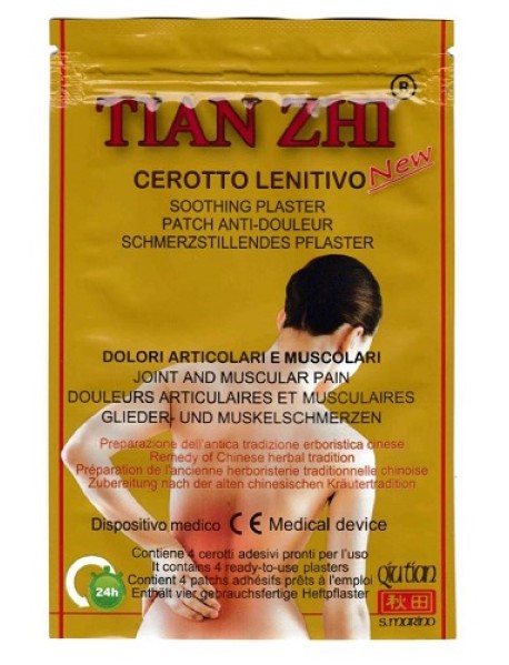 TIAN ZHI CEROTTO LENITIVO 4 CEROTTI