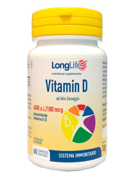 LONGLIFE VITAMIN D4000UI 60 COMPRESSE