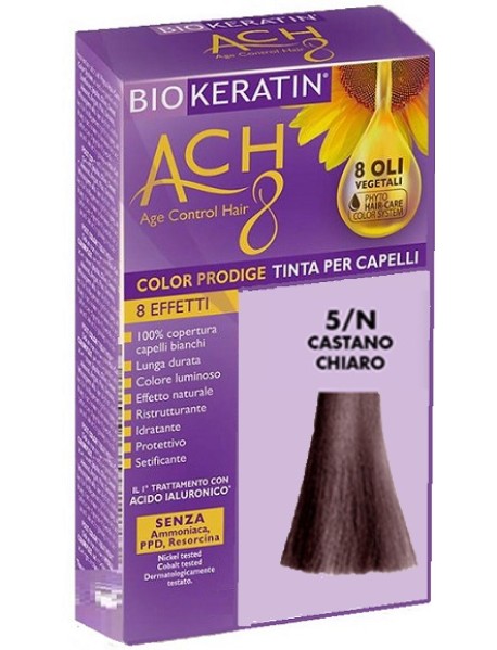 BIOKERATIN ACH8 COLOR PRODIGE TINTA PER CAPELLI 5/N CASTANO CHIARO