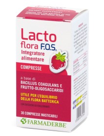 LACTO FLORA FOS 30CPR MASTIC