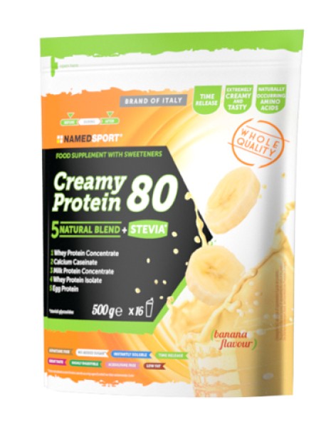 NAMEDSPORT CREAMY PROTEIN 80 GUSTO BANANA 500G