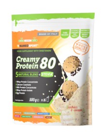 NAMEDSPORT CREAMY PROTEIN 80 GUSTO COOKIES&CREAM POLVERE 500G