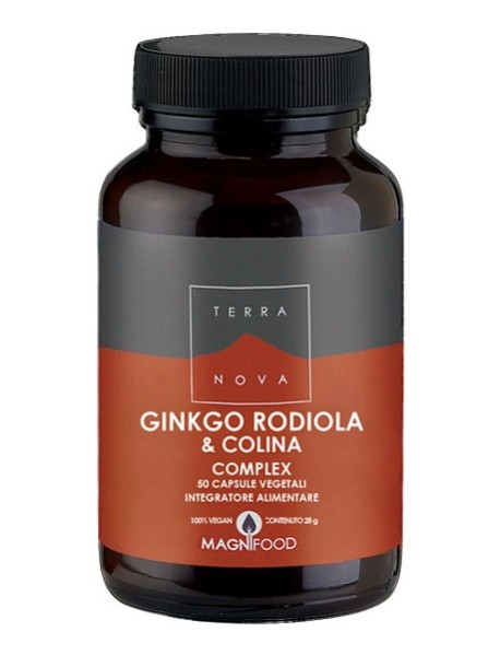 GINKGO RODIOLA COLINA 50CPS VE