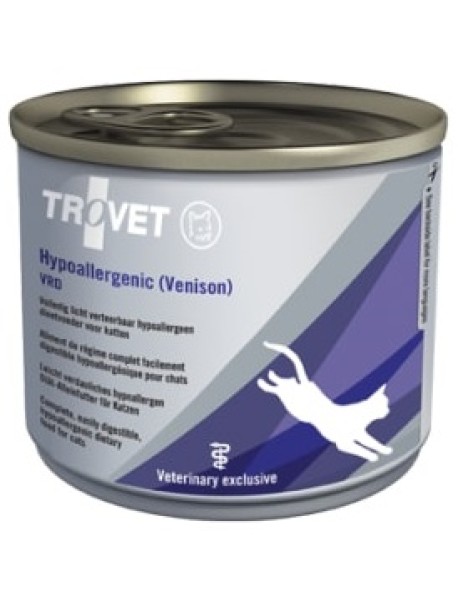 TROVET HYPOALL VENISON CAT VRD