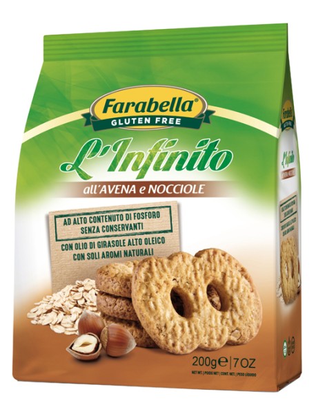 FARABELLA L'INFINITO ALL'AVENA E NOCCIOLE 200G