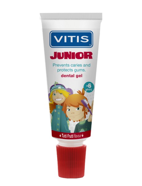 VITIS JUNIOR DENTAL GEL GUSTO TUTTI FRUTTI 75ML