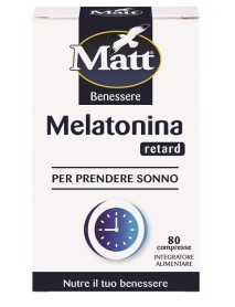 MATT BEN MELATONINA RETAR80CPR