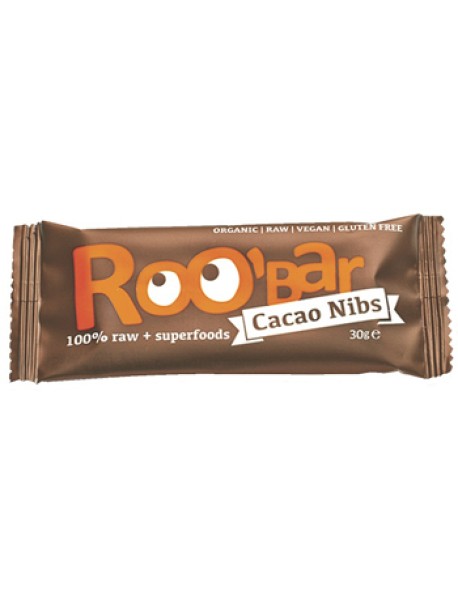 ROOBAR BARR 100% CRUDA CACAO/NIB