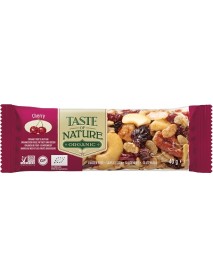 TASTE OF NATURE BARRETTA CILIEGIE E NOCI PECAN BIO 40G