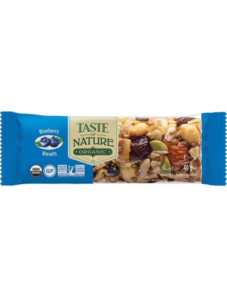 TASTE OF NATURE BARRETTA AL MIRTILLO BIO 40G