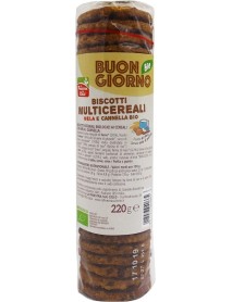 FIOR DI LOTO BISCOTTI MULTICEREALI CON MELA E CANNELLA BIO 220G