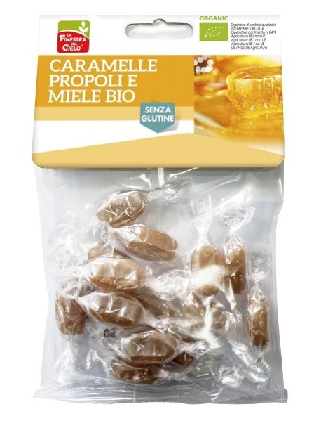 LA FINESTRA SUL CIELO CARAMELLE PROPOLI E MIELE BIO 50G