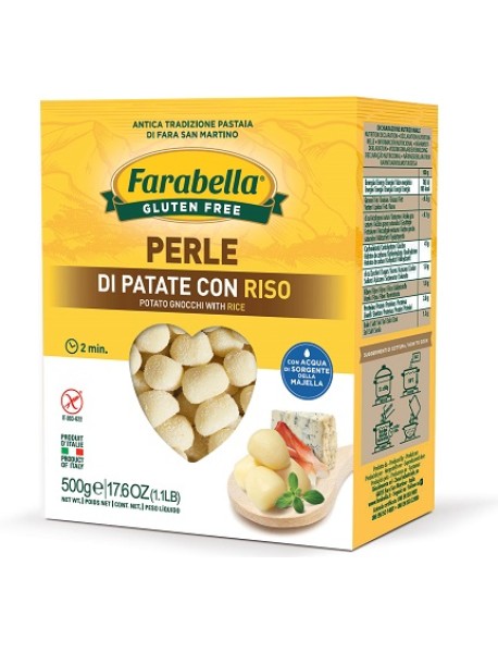 FARABELLA PERLE DI PATATE CON RISO 500G