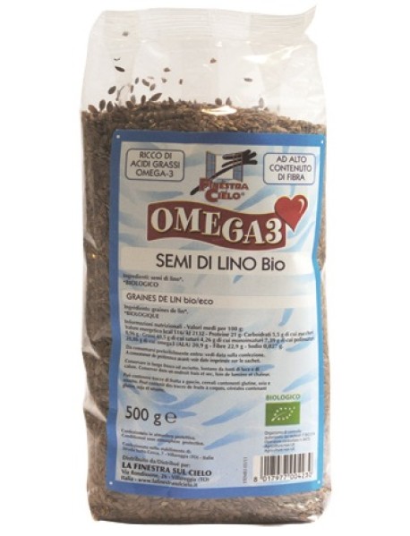 LA FINESTRA SUL CIELO SEMI DI LINO OMEGA 500G 