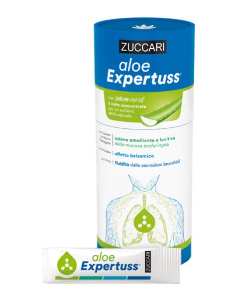 ZUCCARI ALOE EXPERTUSS ADULTI 12 FLACONCINI DA 10ML