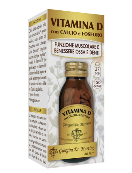 DR.GIORGINI VITAMINA D CON CALCIO E FOSFORO 150 PASTIGLIE