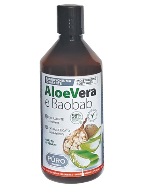 PURO BAGNOSCHIUMA ALOE VERA E BAOBAB 500ML