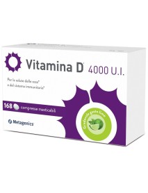 METAGENICS VITAMINA D 4000UI 168 COMPRESSE MASTICABILI